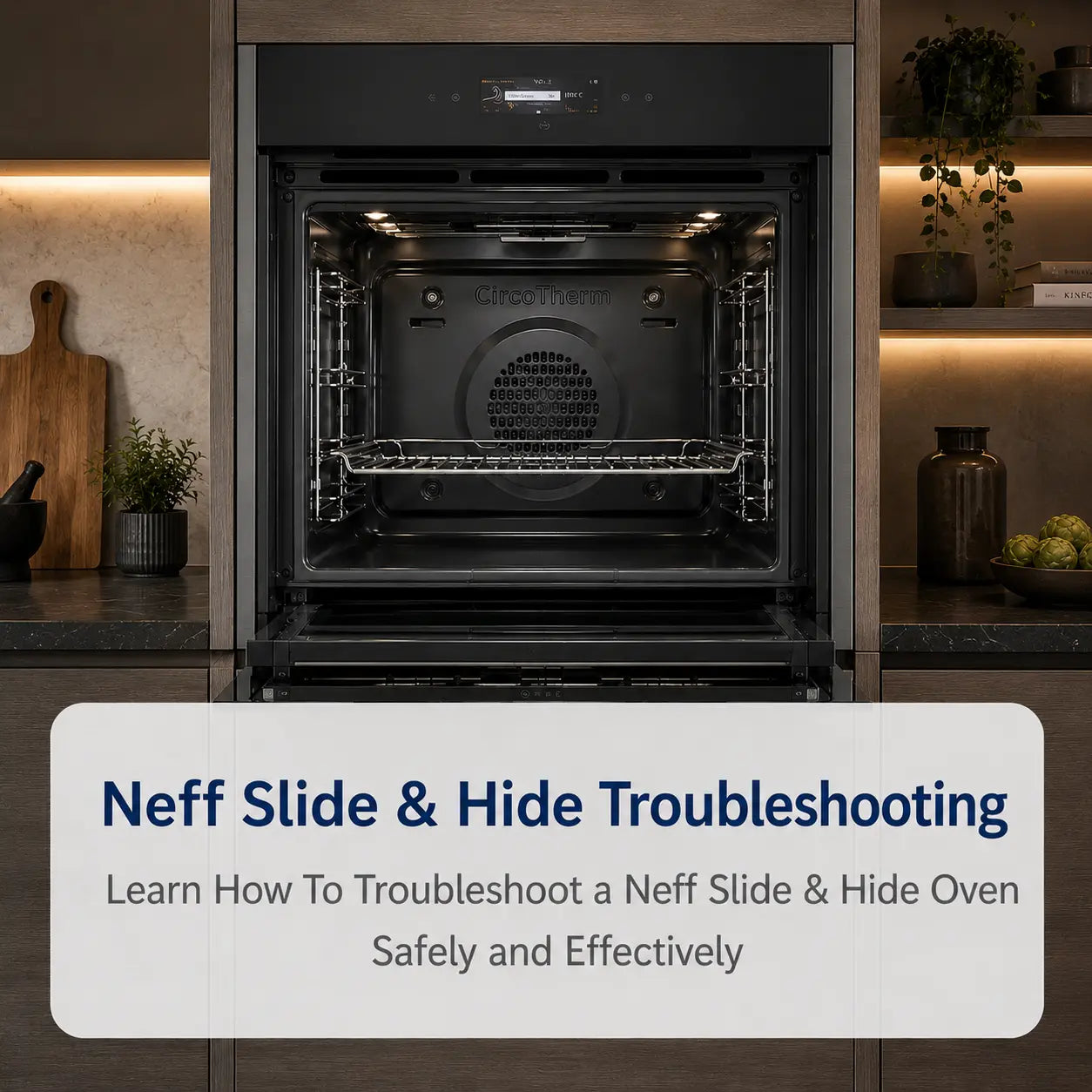 Neff Slide and Hide Troubleshooting - Oven cleaning training