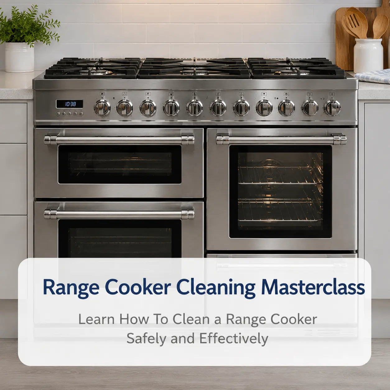 Range Cooker Cleaning MasterClass - Oven cleaning training
