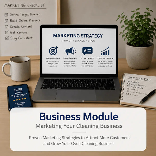 Marketing Your Cleaning Business - Oven cleaning training