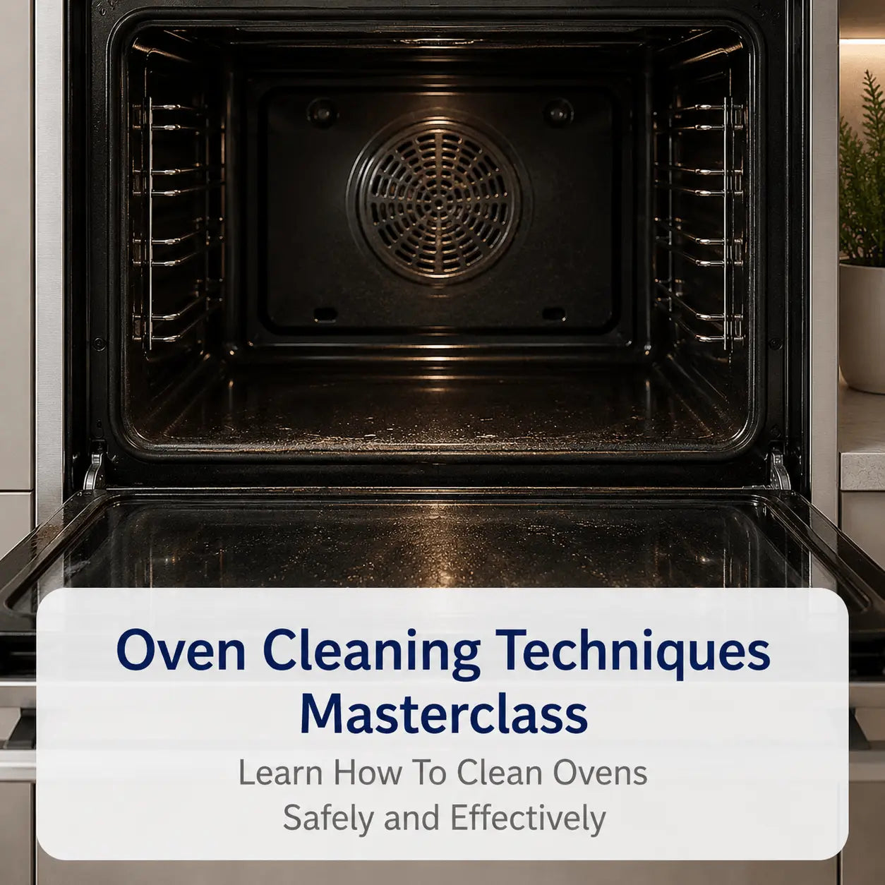 OVEN CLEANING TECHNIQUES MASTERCLASS - Oven cleaning training
